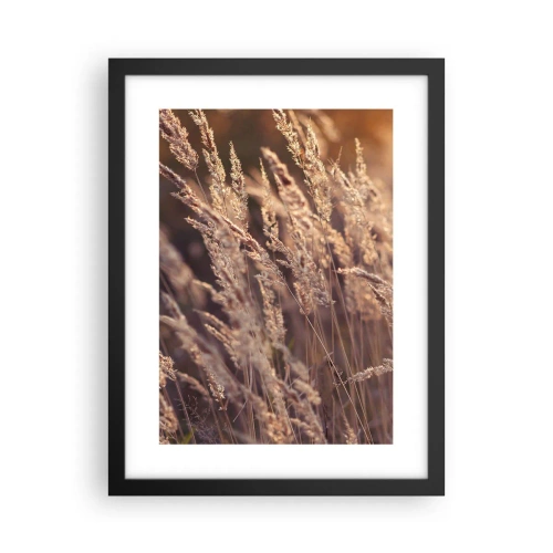 Poster în ramă neagră - Gata să întâmpine toamna - 30x40 cm