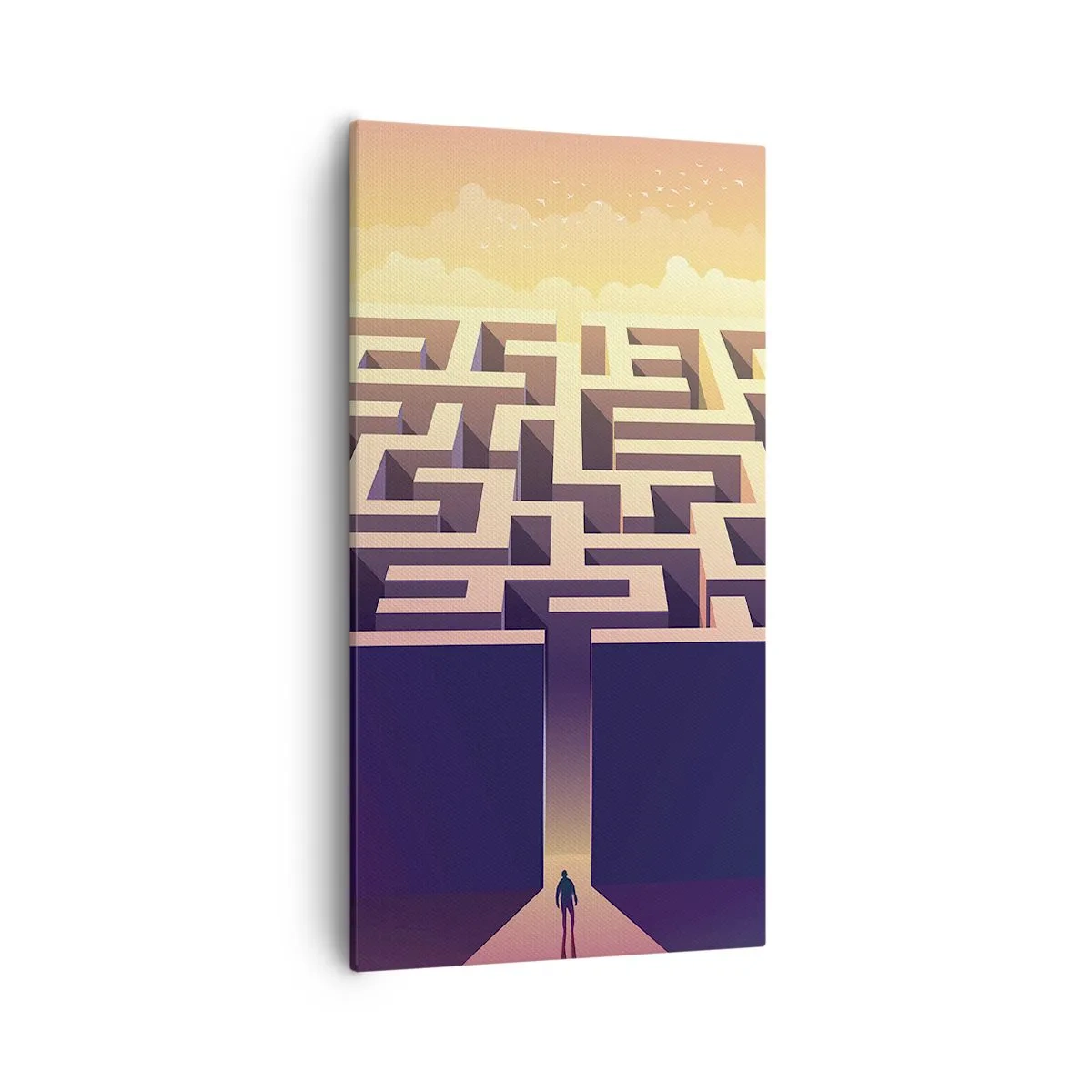 Tablou pe pânză - Momentul deciziei - 55x100 cm