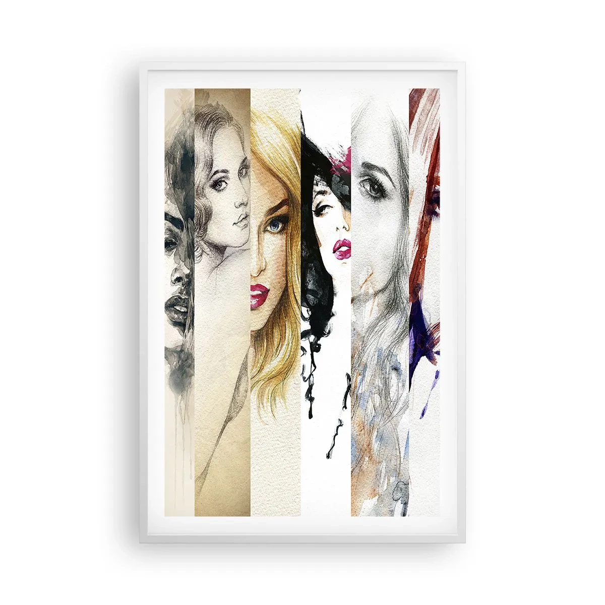 Poster în ramă albă - Și întotdeauna ești TU - 61x91 cm