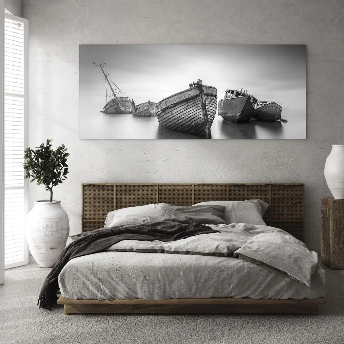 Tablou pe sticlă - Acum sunt doar amintiri... - 120x50 cm