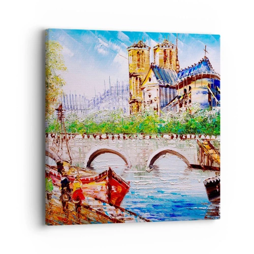 Tablou pe pânză - Timpul lor nu trece niciodată - 40x40 cm