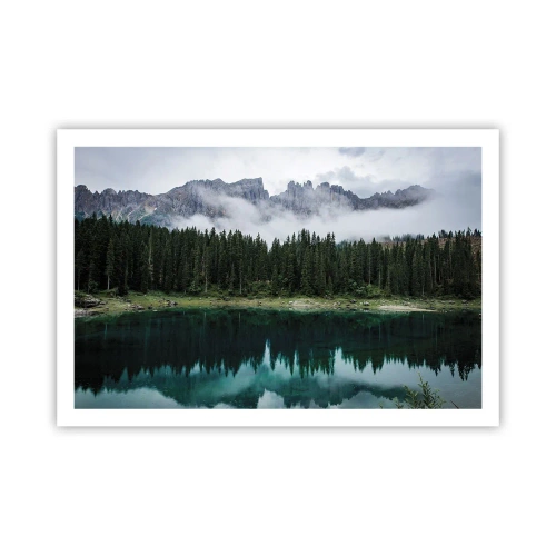 Poster - Liniște, liniște, să nu trezim apa care doarme... - 91x61 cm