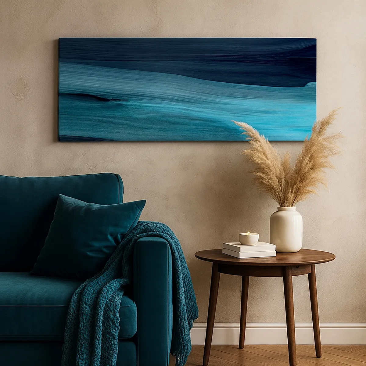 Tablou pe pânză - Du-te cu fluxul - 30x30 cm