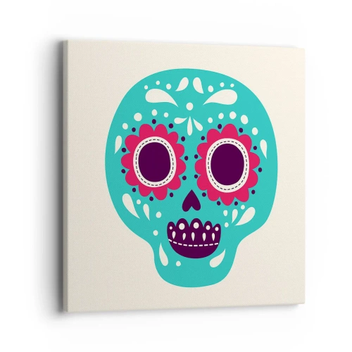 Tablou pe pânză - Viața - distracție până la moarte - 40x40 cm