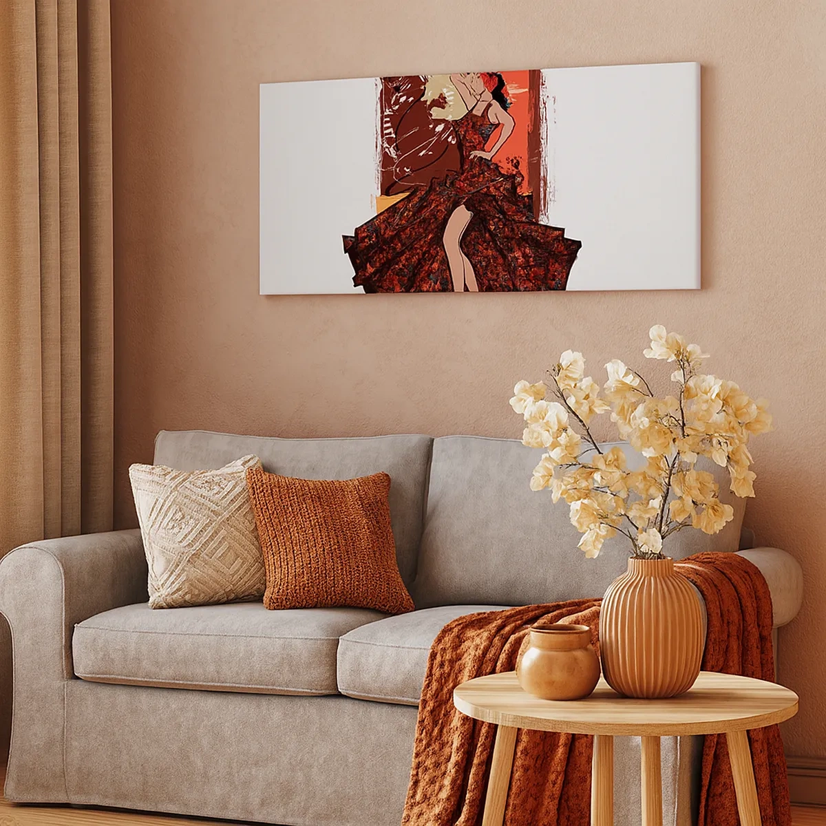 Tablou pe pânză - În ritmul inimii - 30x30 cm