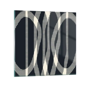 Tablou pe sticlă - Încercare de străpungere a întunericului - 40x40 cm