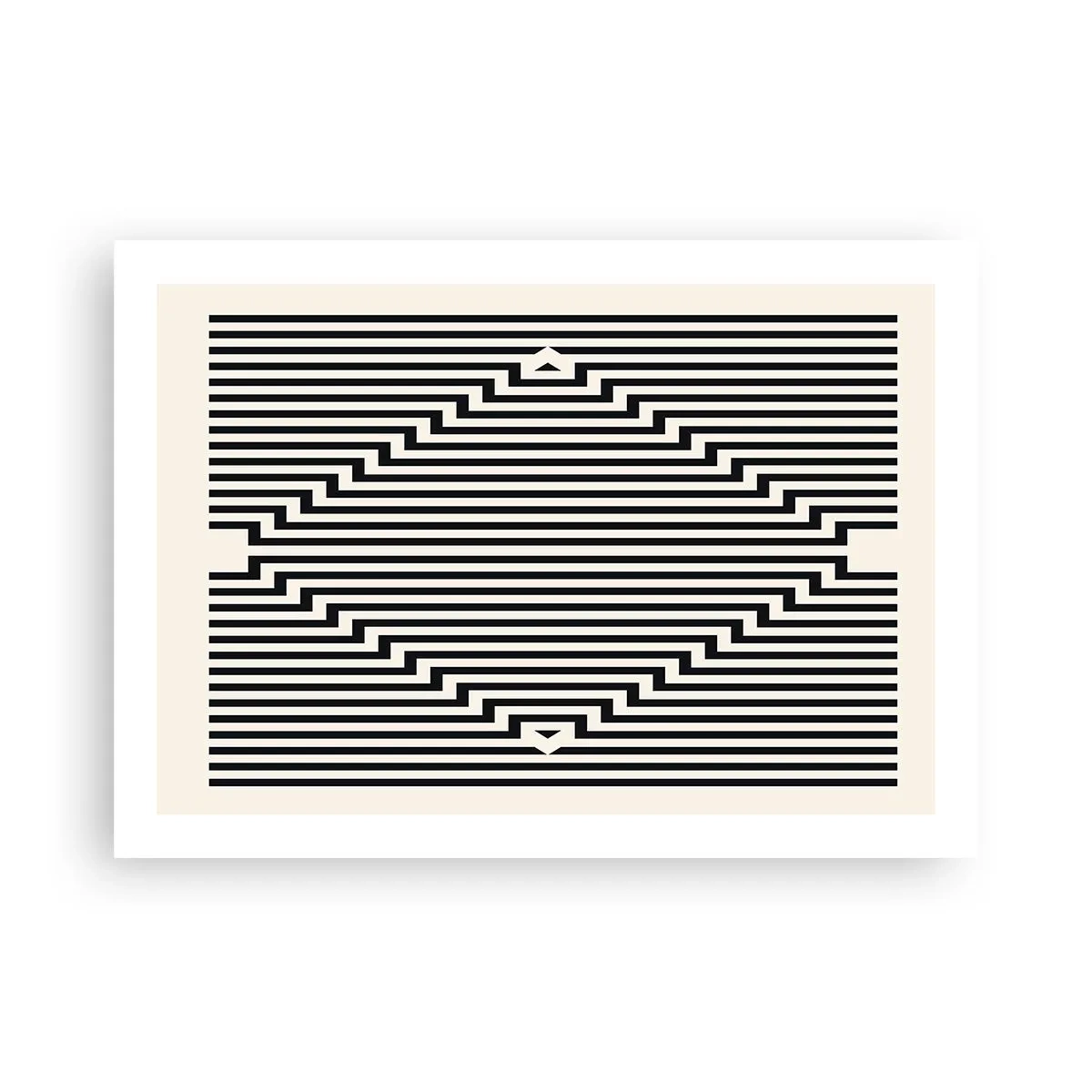 Poster - Iluzie geometrică - 70x50 cm