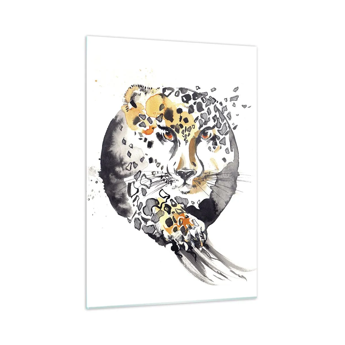 Tablou pe sticlă - Frumusețe prădătoare - 50x70 cm