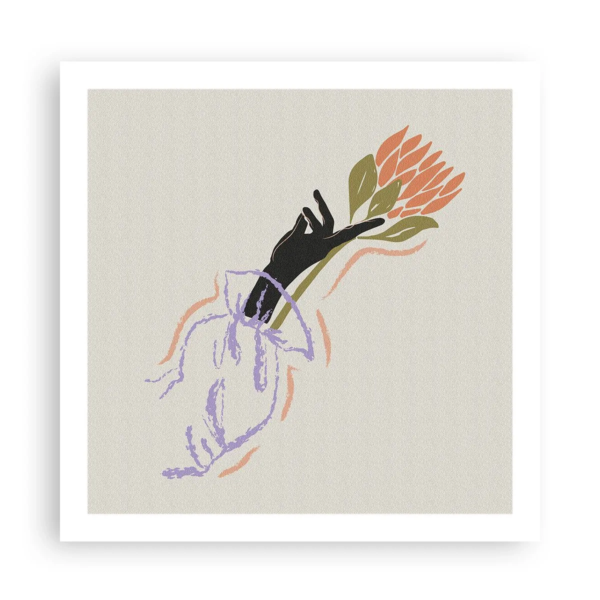 Poster - Atingere surorială - 60x60 cm