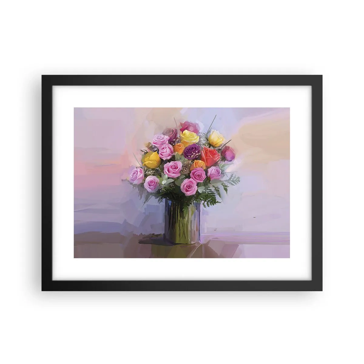 Poster în ramă neagră - Frumusețe reținută - 40x30 cm