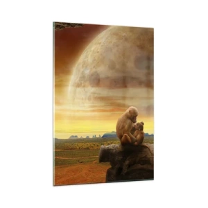 Tablou pe sticlă - Iubirea peste tot la fel - 80x120 cm