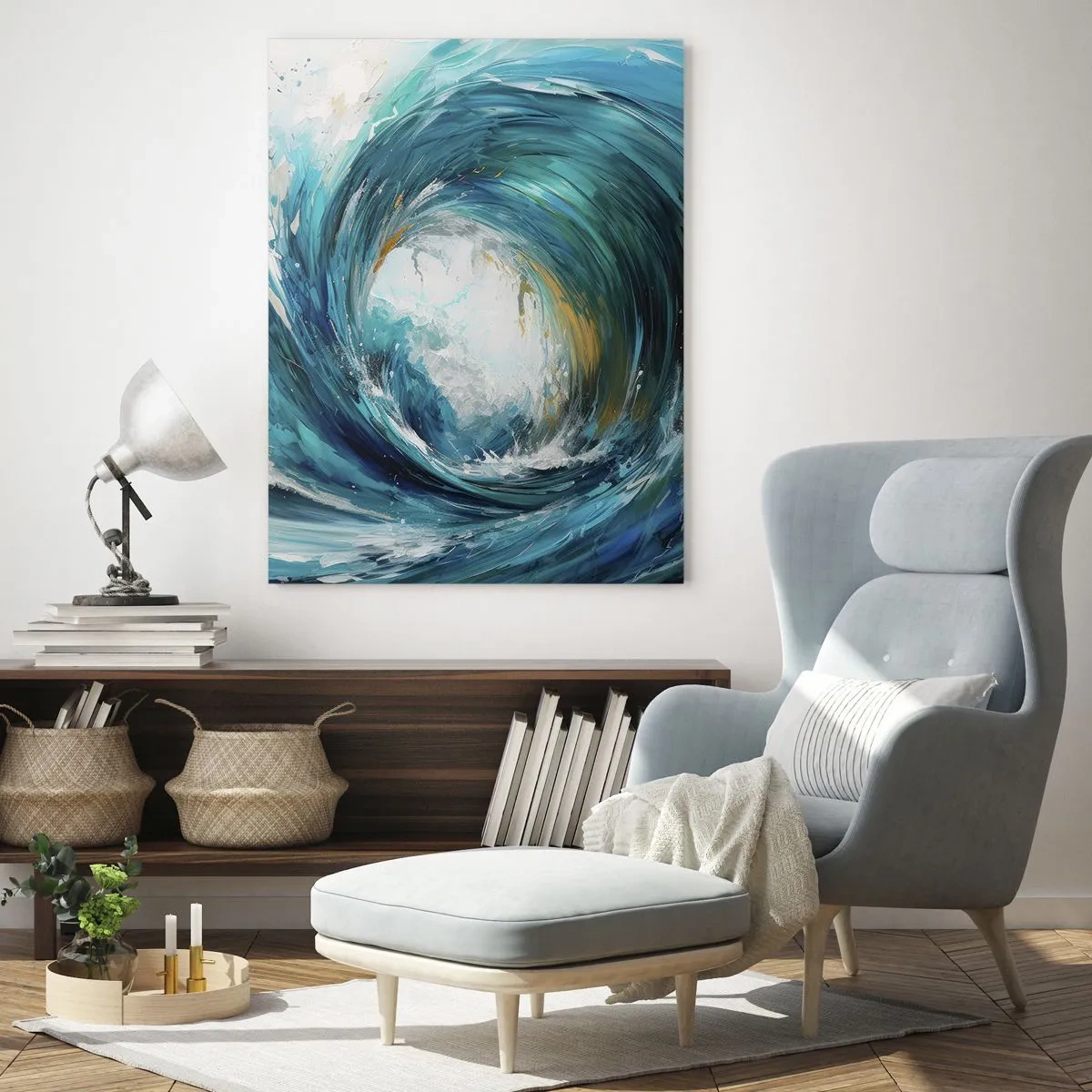 Tablou pe sticlă - Portal maritim - 50x70 cm