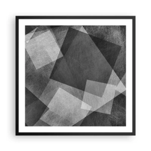 Poster în ramă neagră - Un simbol etern al permanenței și al ordinii - 60x60 cm