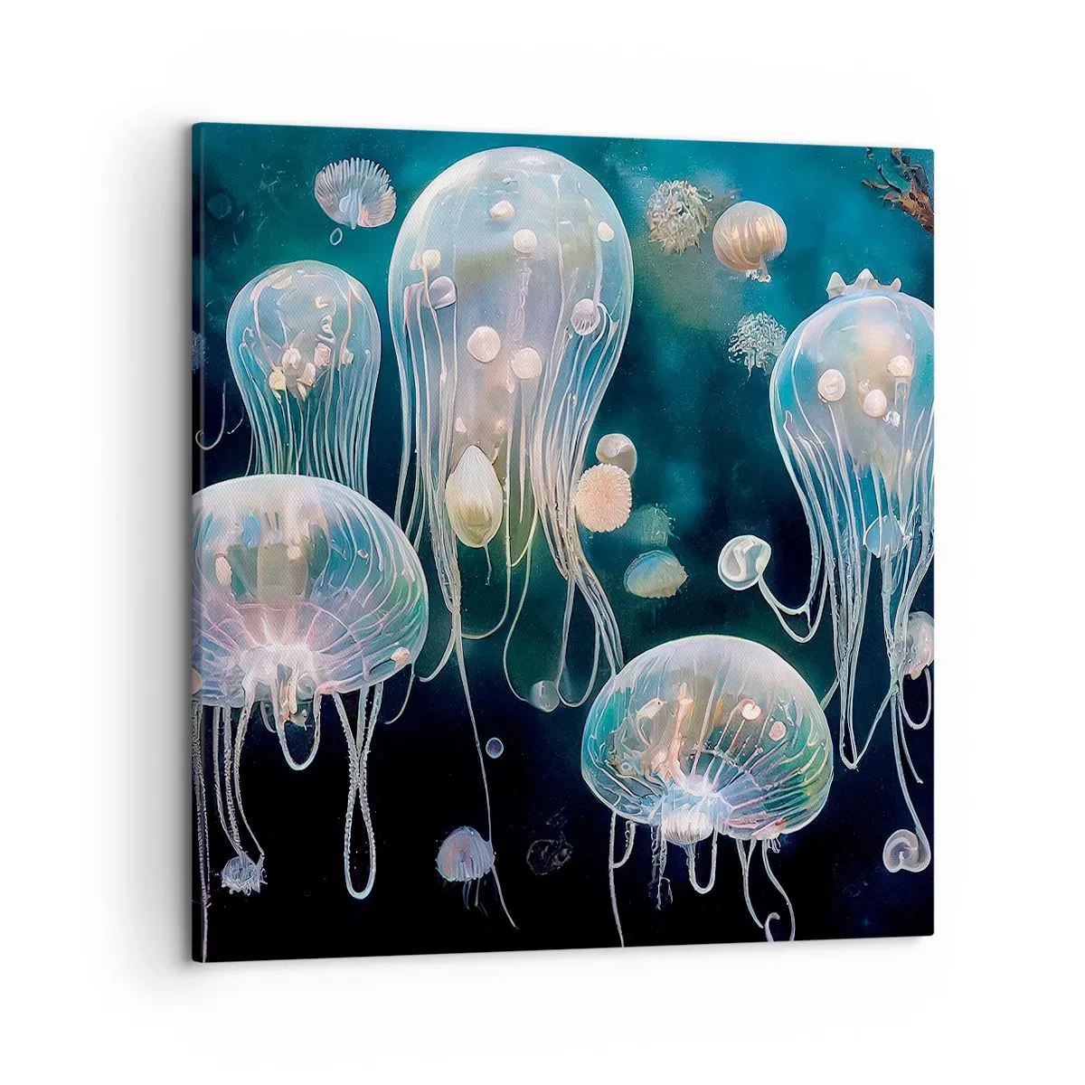 Tablou pe pânză - Balul subacvatic - 50x50 cm