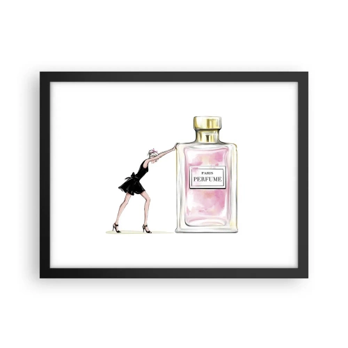 Poster în ramă neagră - Esența feminității - 40x30 cm