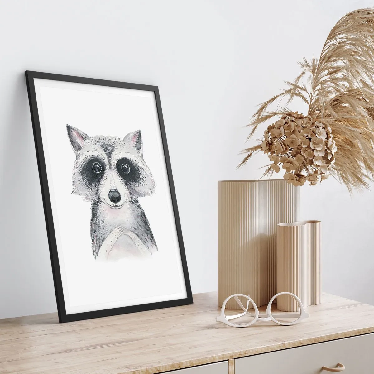 Poster în ramă neagră - Un moment pentru emoții - 30x40 cm