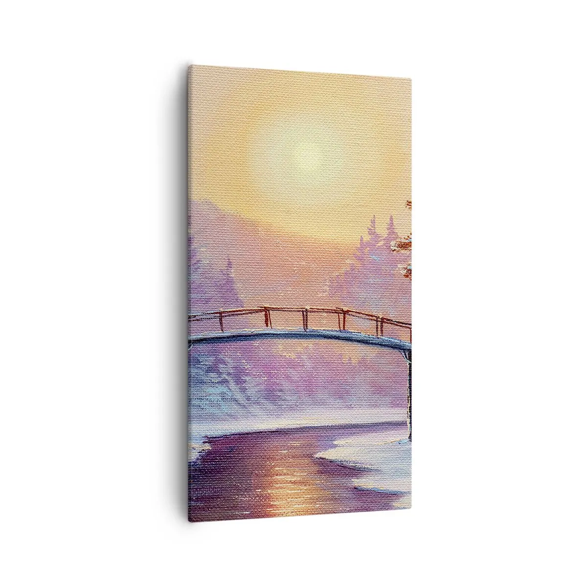 Tablou pe pânză - Cele patru anotimpuri - iarna - 55x100 cm