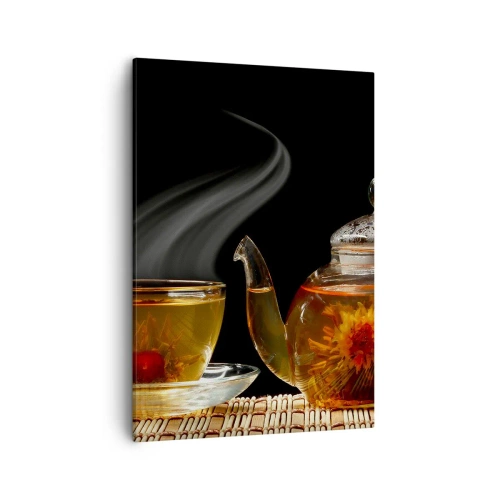Tablou pe pânză - Magia și arta preparării ceaiului - 50x70 cm