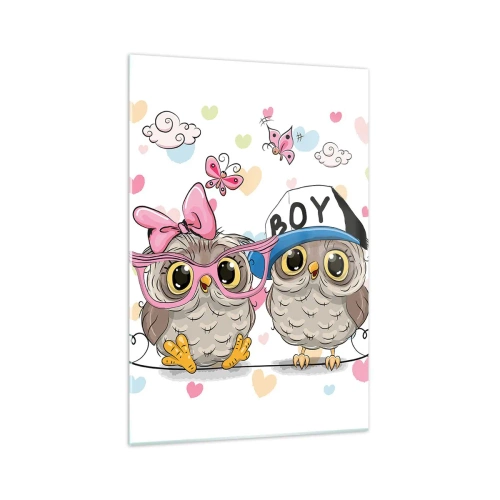 Tablou pe sticlă - Să ne iubim! - 70x100 cm