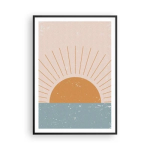 Poster în ramă neagră - Un miracol zilnic - 70x100 cm