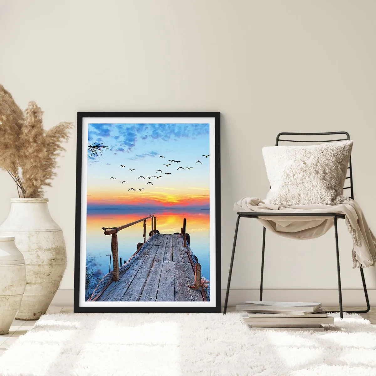Poster în ramă neagră - E timpul să ne întoarcem... - 40x50 cm