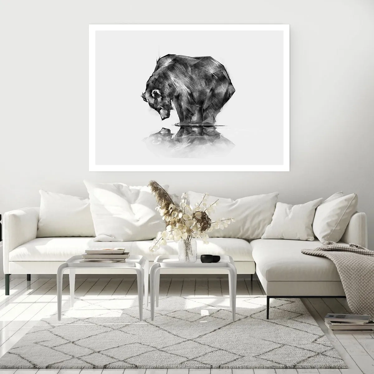 Poster - Mă bucur să văd pe cineva apropiat - 100x70 cm