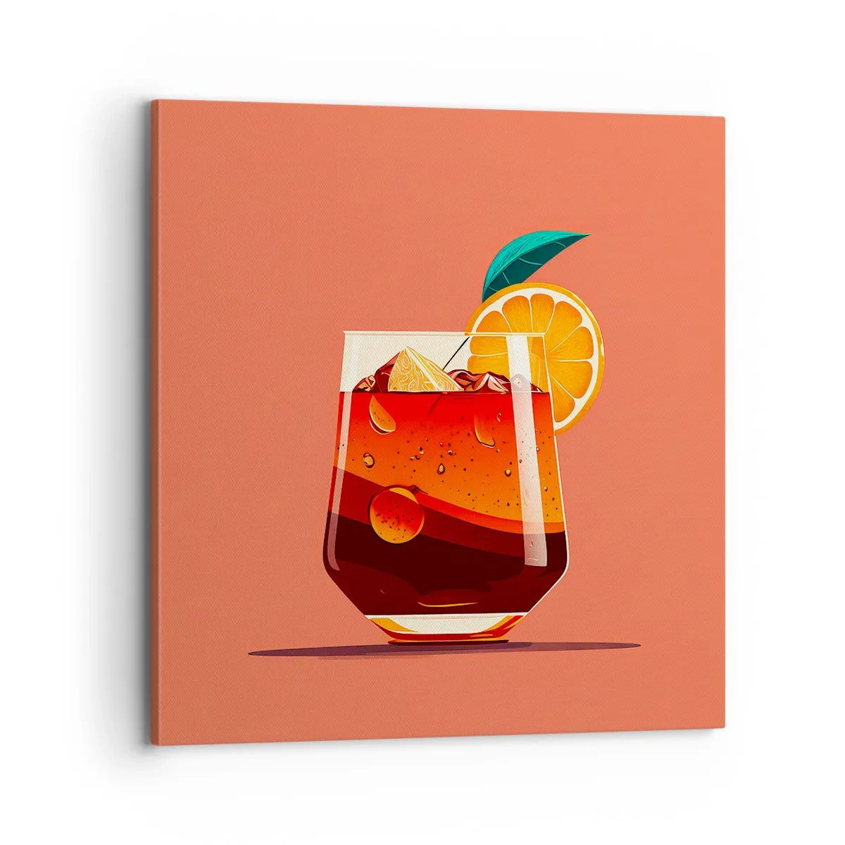 Tablou pe pânză - Răcoare de vară - 70x70 cm