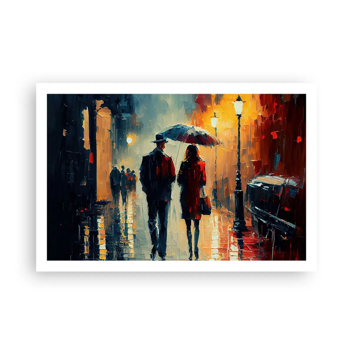 Poster - Poveste de dragoste urbană - 91x61 cm