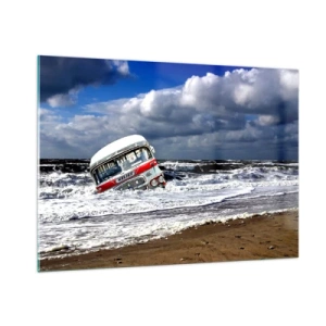 Tablou pe sticlă - Și de ce sunteți surprins? - 100x70 cm