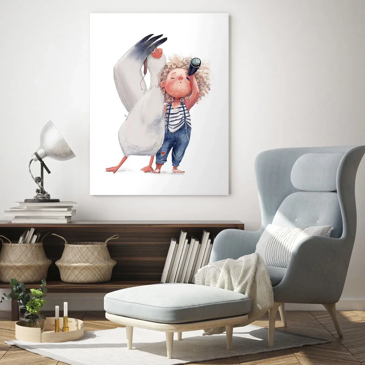 Tablou pe sticlă - Un plan pentru o călătorie minunată - 50x70 cm