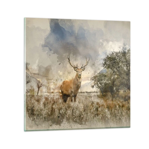 Tablou pe sticlă - Demnitate - putere - măreție - 40x40 cm