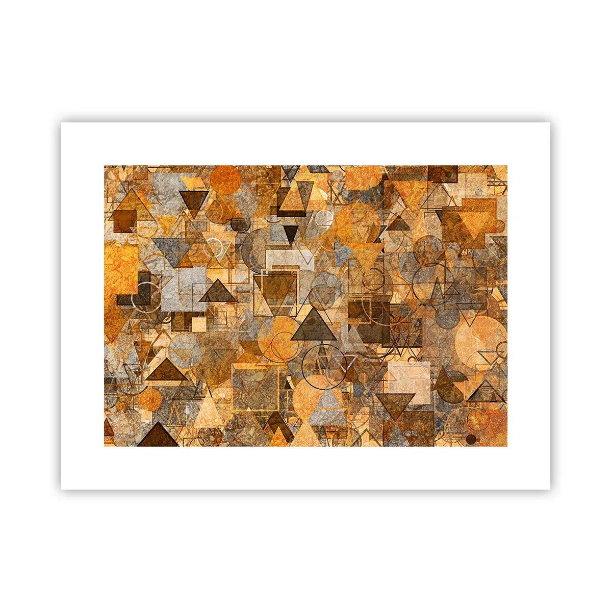 Poster - Lumea băgată în formă - 40x30 cm