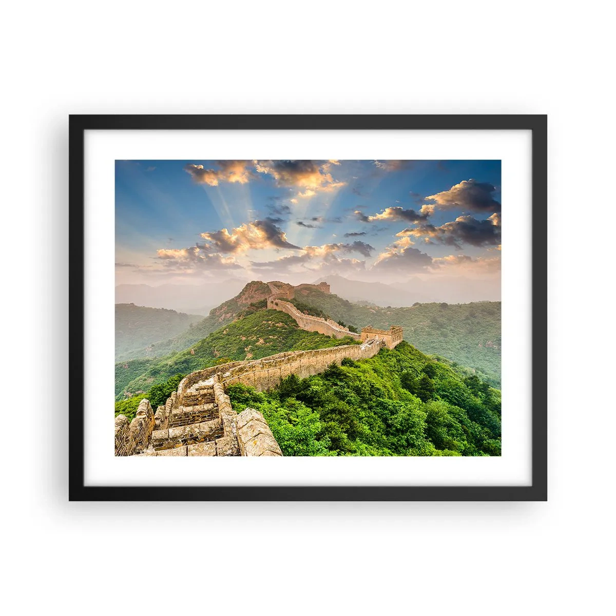 Poster în ramă neagră - Măreția netrecătoare - 50x40 cm