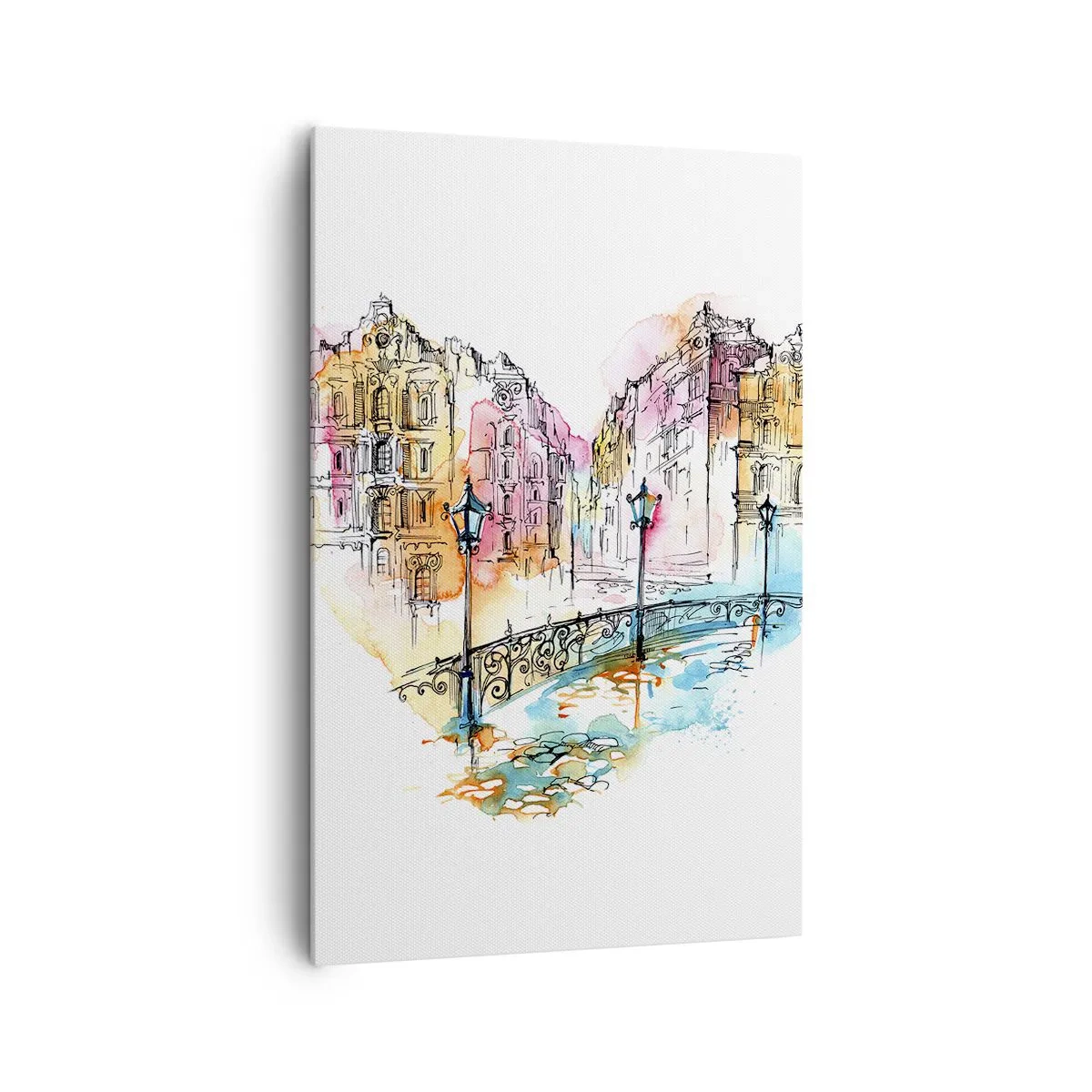 Tablou pe pânză - Inima orașului - 80x120 cm