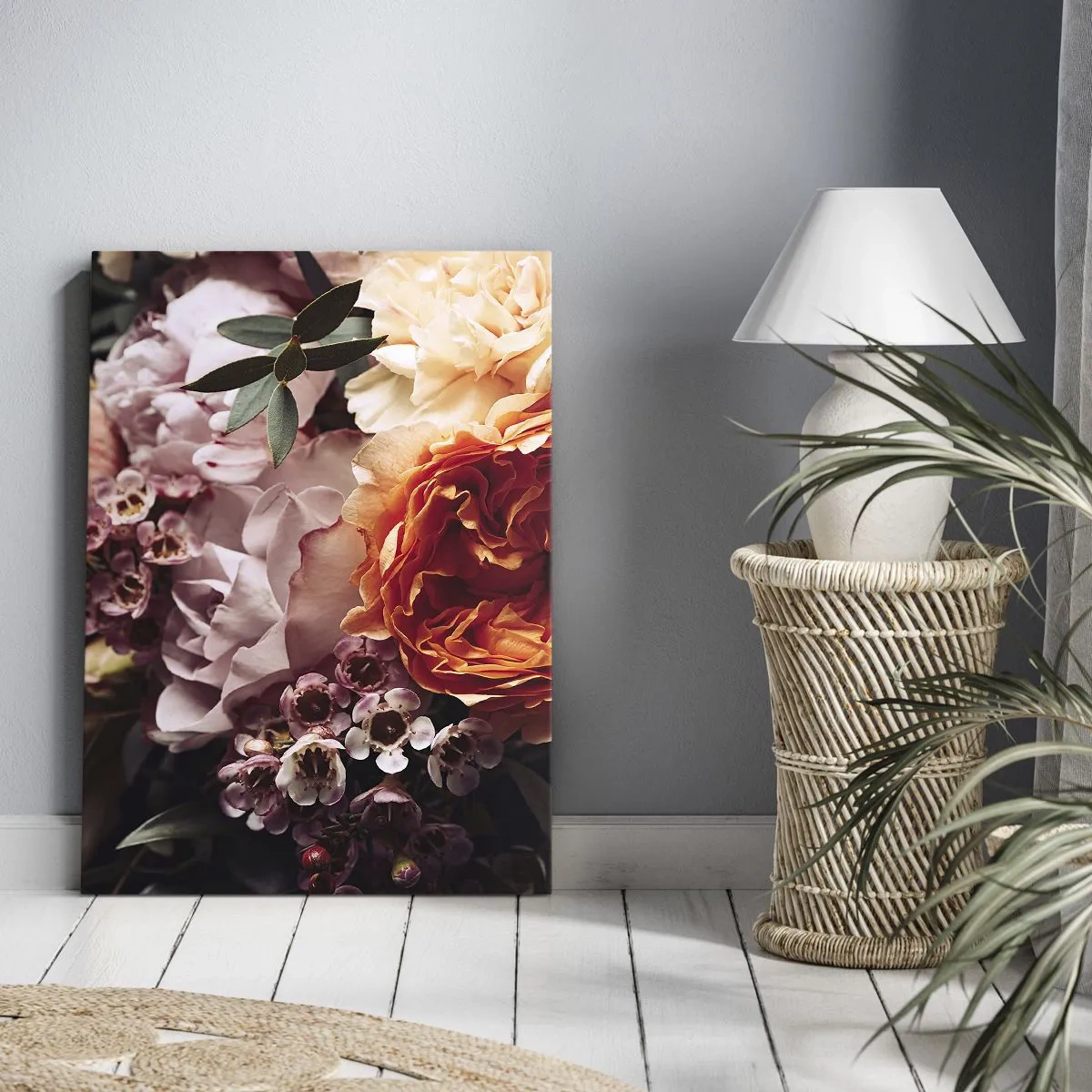 Tablou pe pânză - Înghesuite în frumusețe - 45x80 cm