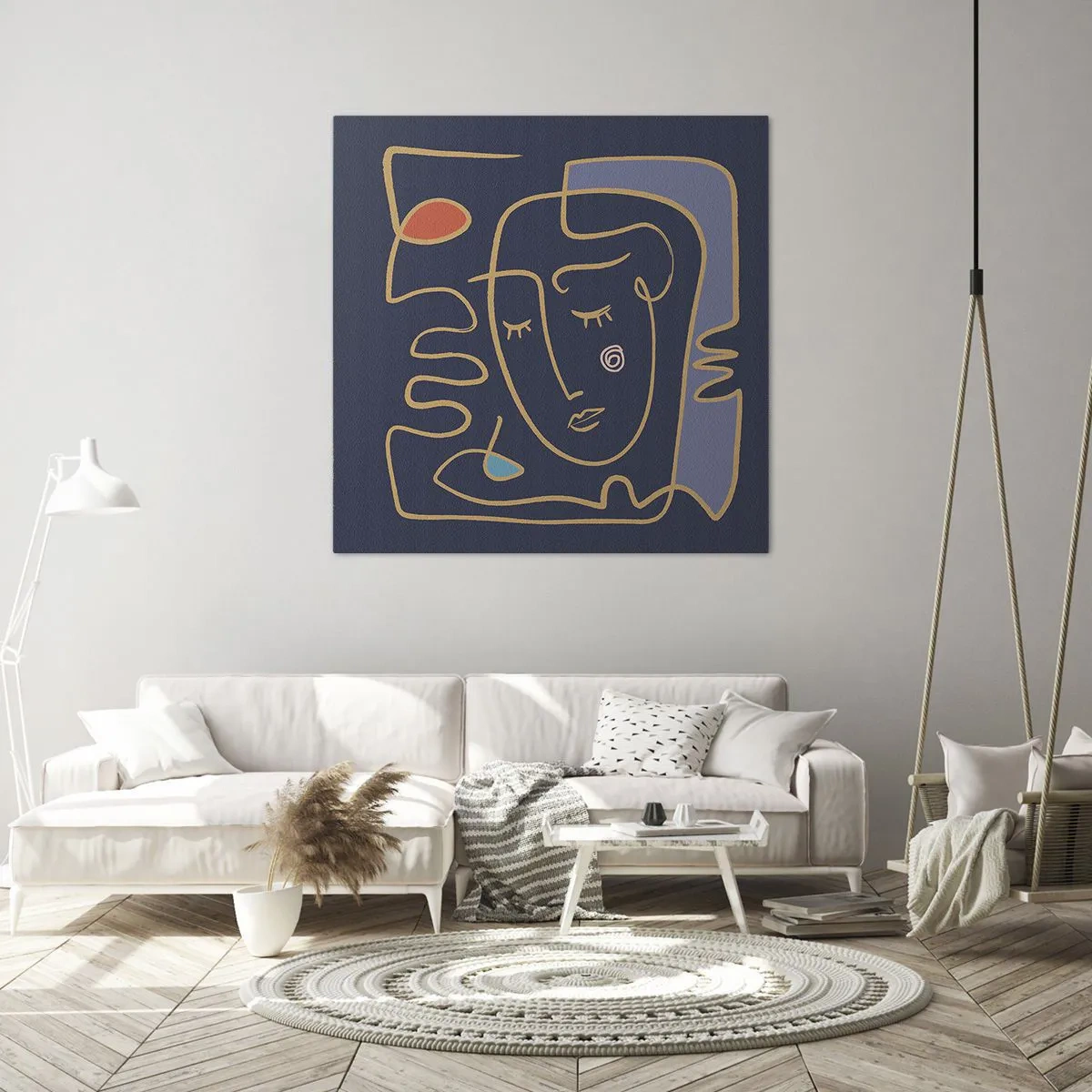 Tablou pe pânză - În reverie - 50x50 cm