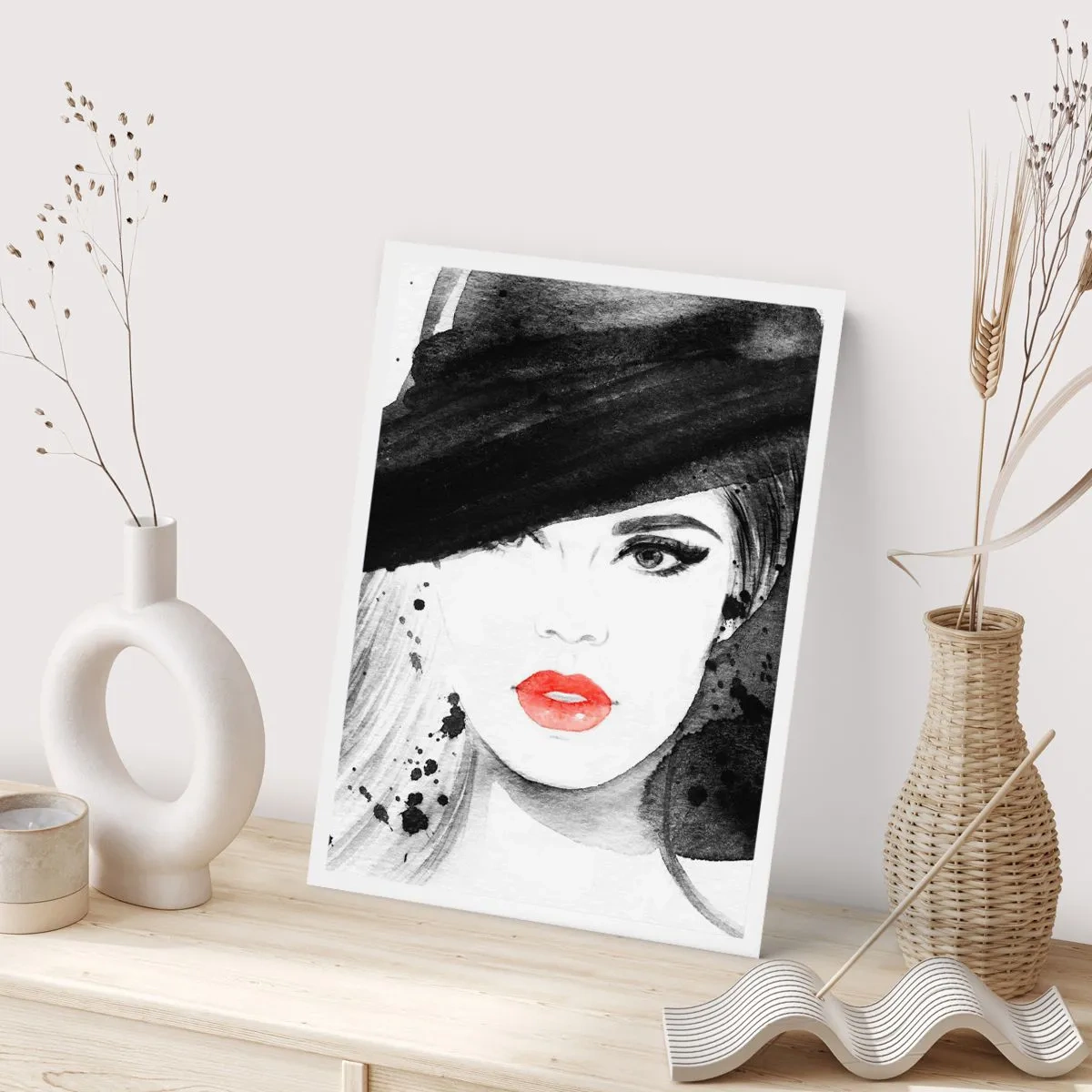 Poster - Doamna în negru - 61x91 cm