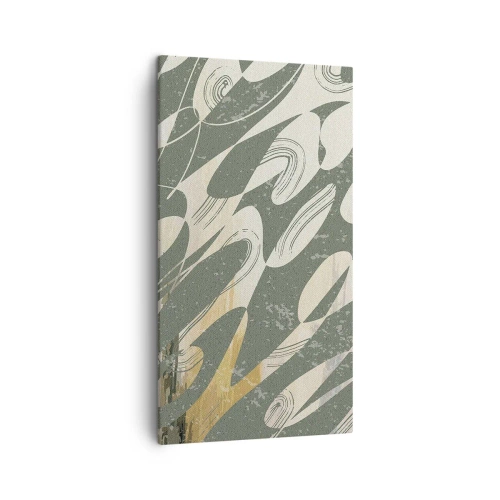 Tablou pe pânză - Abstracție ritmică - 45x80 cm