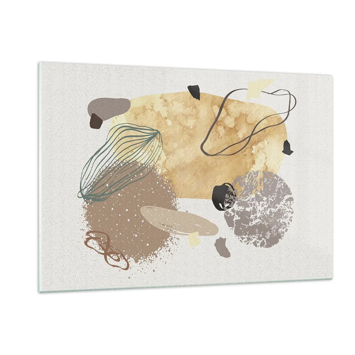 Tablou pe sticlă - Fluiditatea aplicată - 120x80 cm