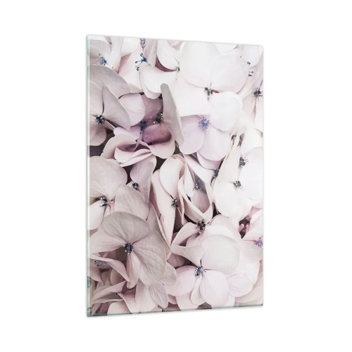 Tablou pe sticlă - Într-un potop de flori - 50x70 cm