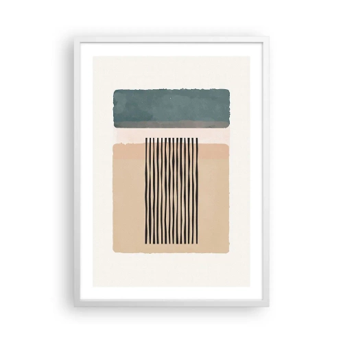 Poster în ramă albă - Totul este în regulă - 50x70 cm