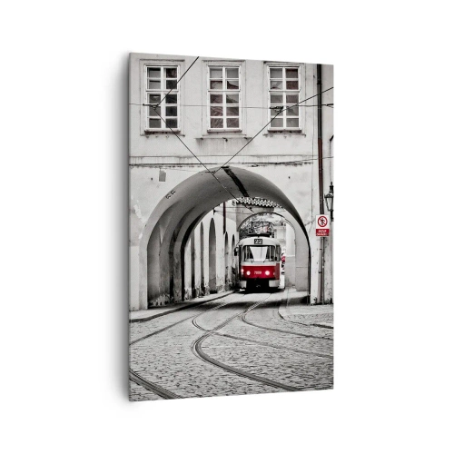 Tablou pe pânză - Printr-un labirint urban - 80x120 cm