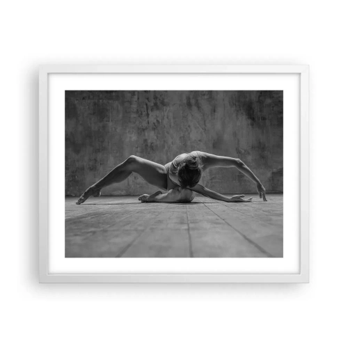 Poster în ramă albă - Simetria găsită - 50x40 cm