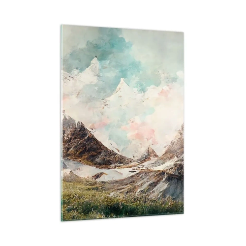 Tablou pe sticlă - Lame de piatră - 50x70 cm