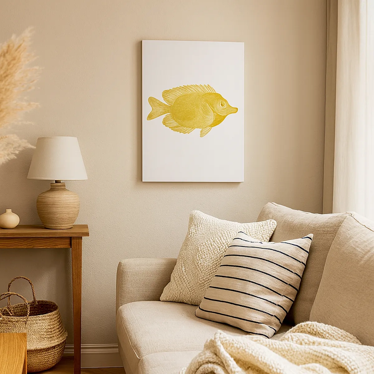 Tablou pe pânză - Pește și atât - 50x70 cm