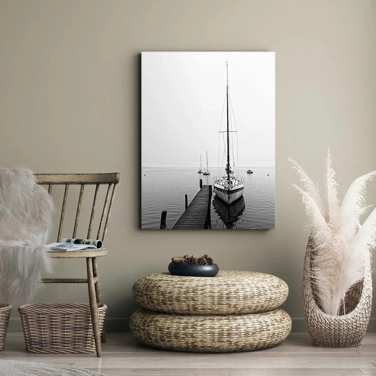 Tablou pe pânză - Gata de plecare - 45x80 cm