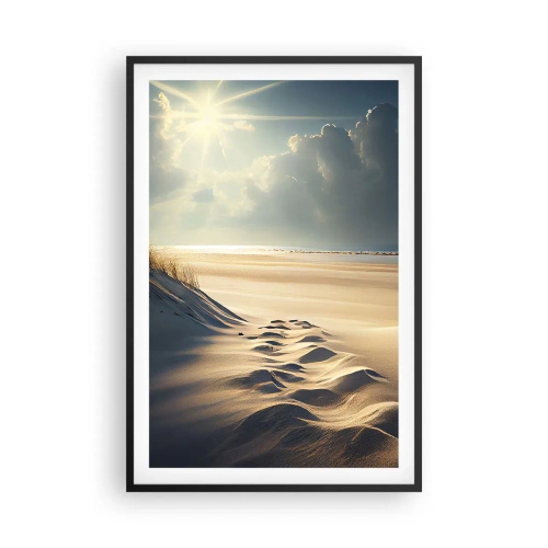 Poster în ramă neagră - Peisaj liniștitor - 61x91 cm