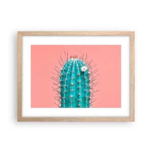 Poster în ramă de stejar deschis - Doar privește - 40x30 cm