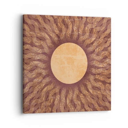 Tablou pe pânză - Icoana soarelui - 40x40 cm