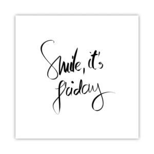 Poster - Bucurie adevărată - 40x40 cm